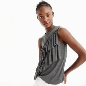 J. Crew Ruffle Tank Top